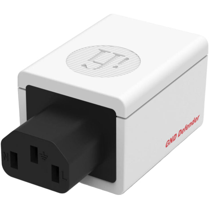 iFi Audio GND Defender accessory with sleek design, featuring multiple connection ports and a compact form factor.