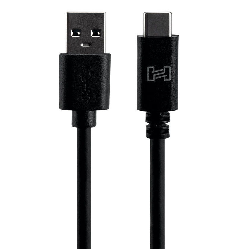 Hosa USB-306CA SuperSpeed USB 3.0 (Gen2) Type C - Type A Cable 1.8m usb cables, hero shot in red