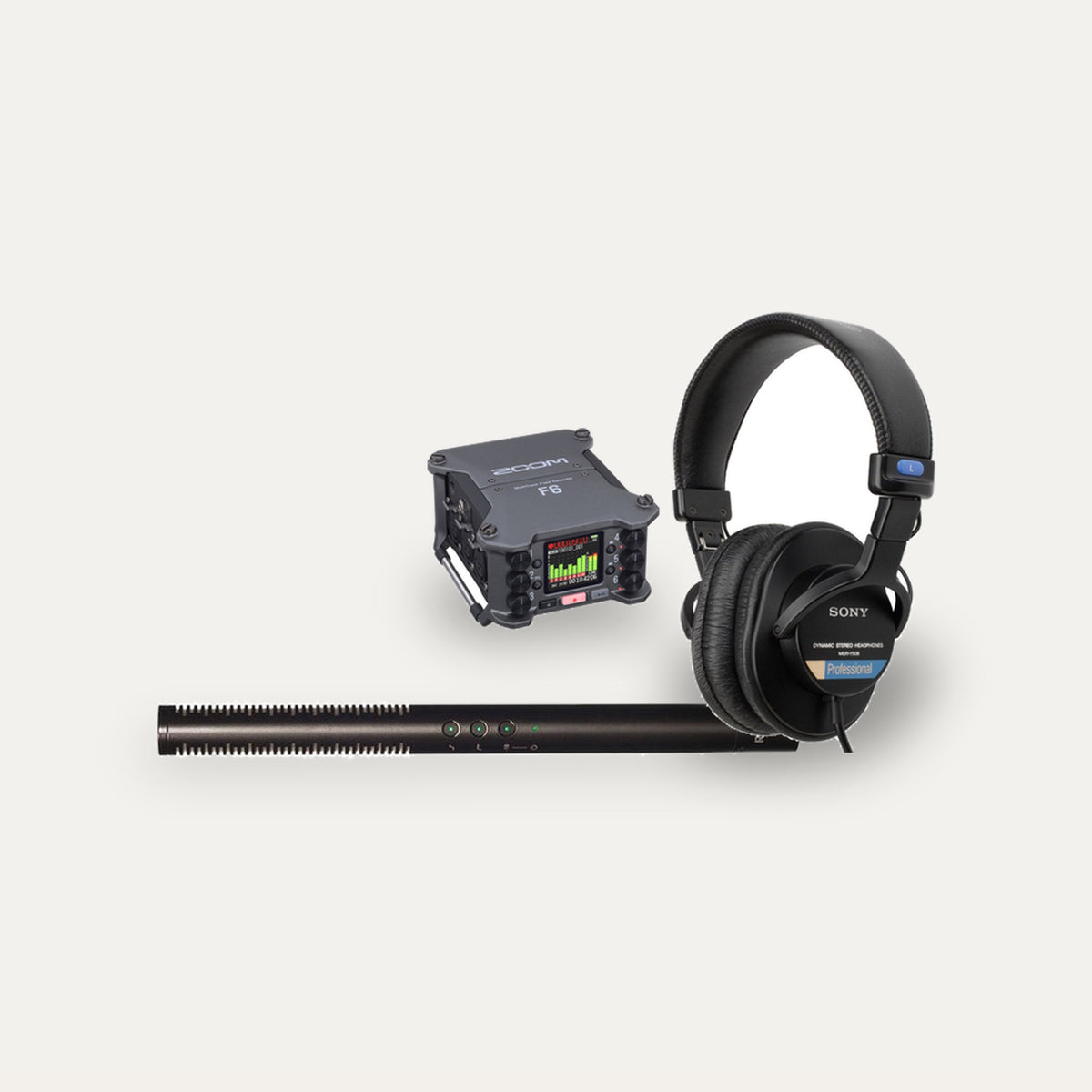 Zoom F6 + RODE NTG4+ + Sony MDR-7506 Field Recording Set