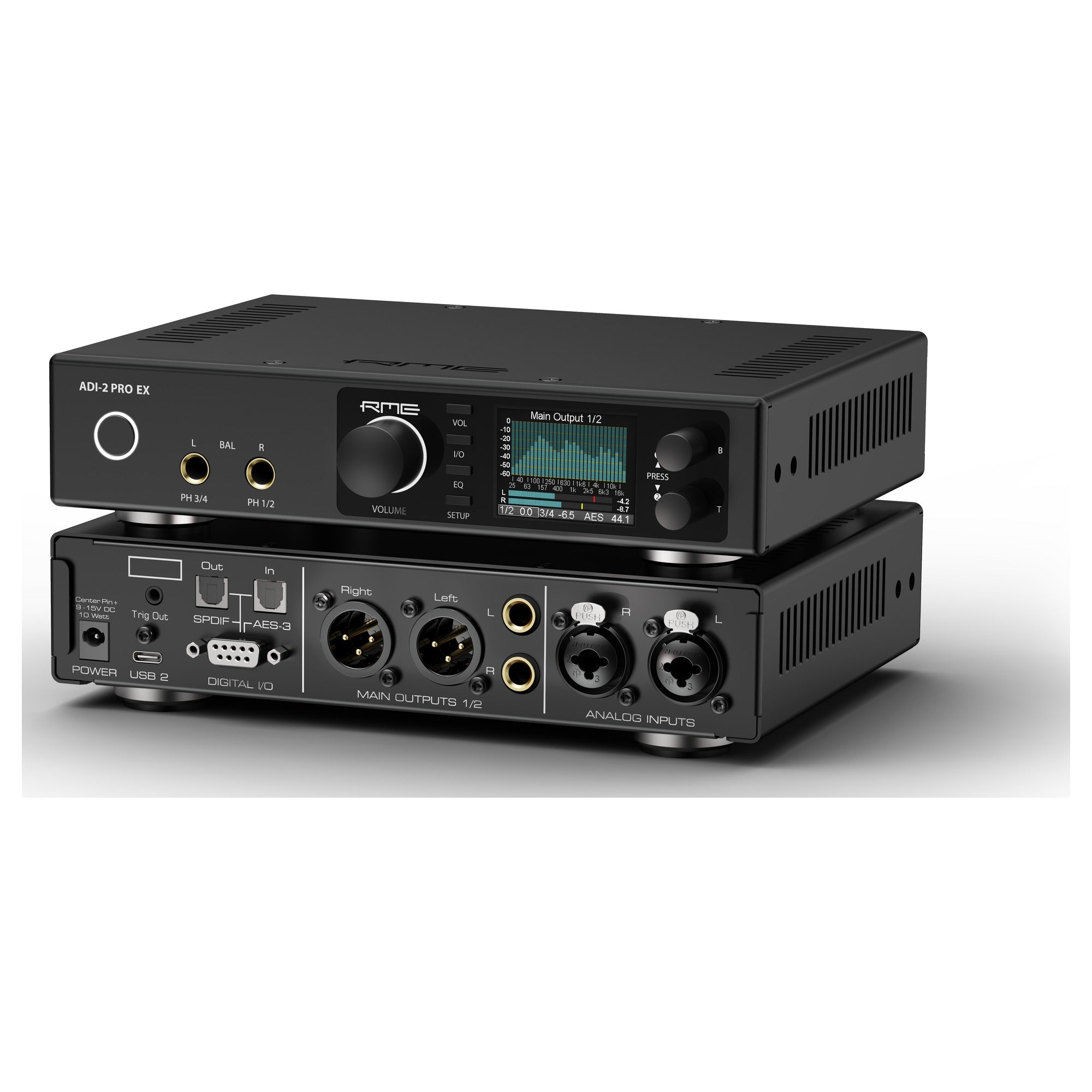 RME ADI-2 Pro EX front and rear