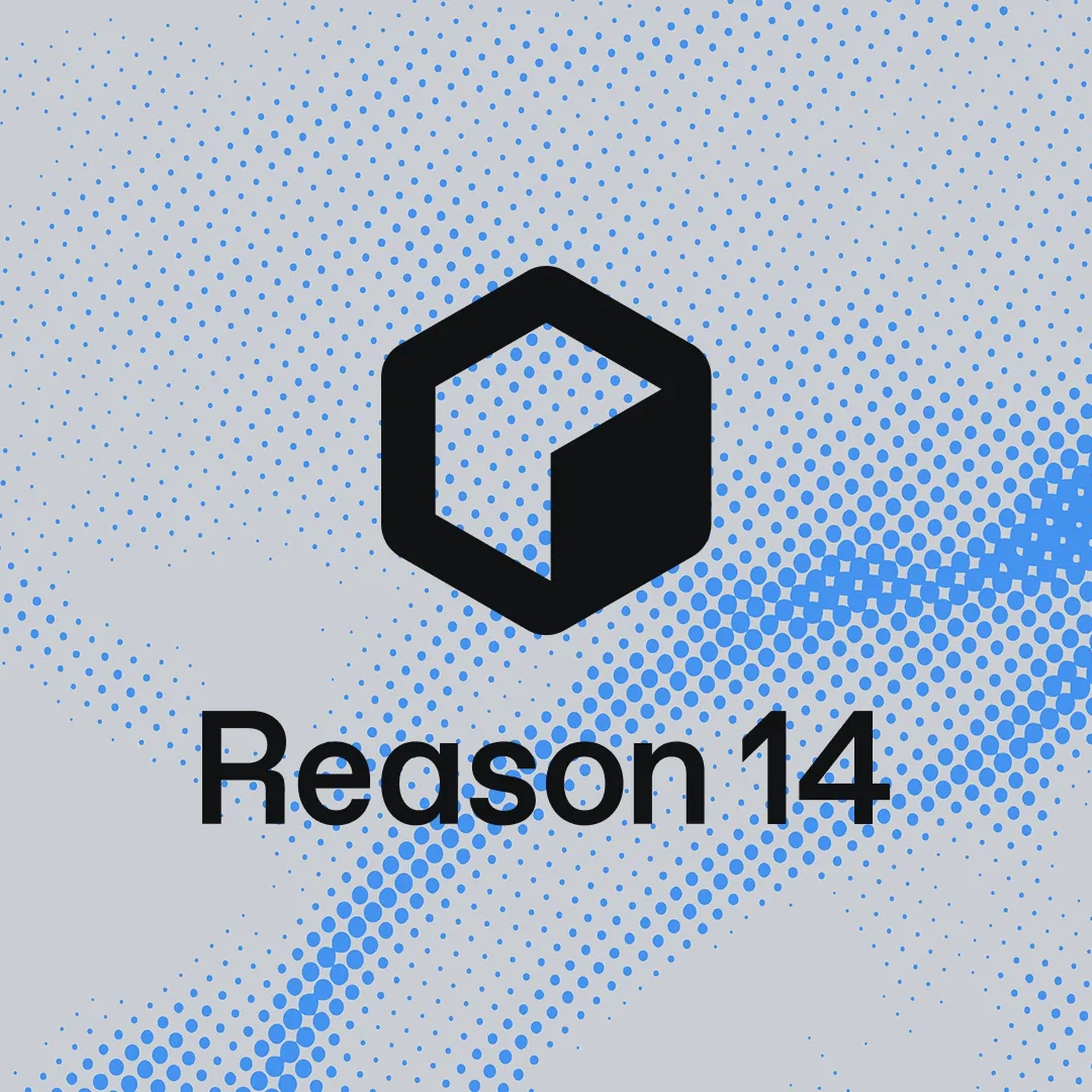Reason Studios Reason 14 music production software interface with digital audio workstation features and virtual instruments.
