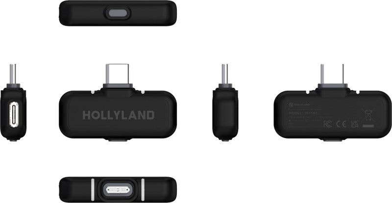 Hollyland Lark Max 2 Creator Wireless Microphone System with four transmitters and a receiver for high-quality audio recording.