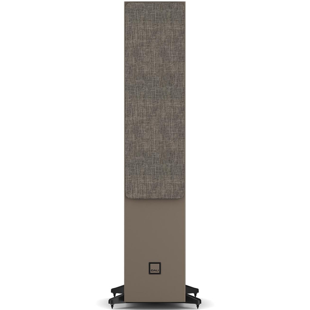 DALI Sonik 7 passive floorstanding speakers with sleek black cabinets and multiple drivers for rich, immersive sound.