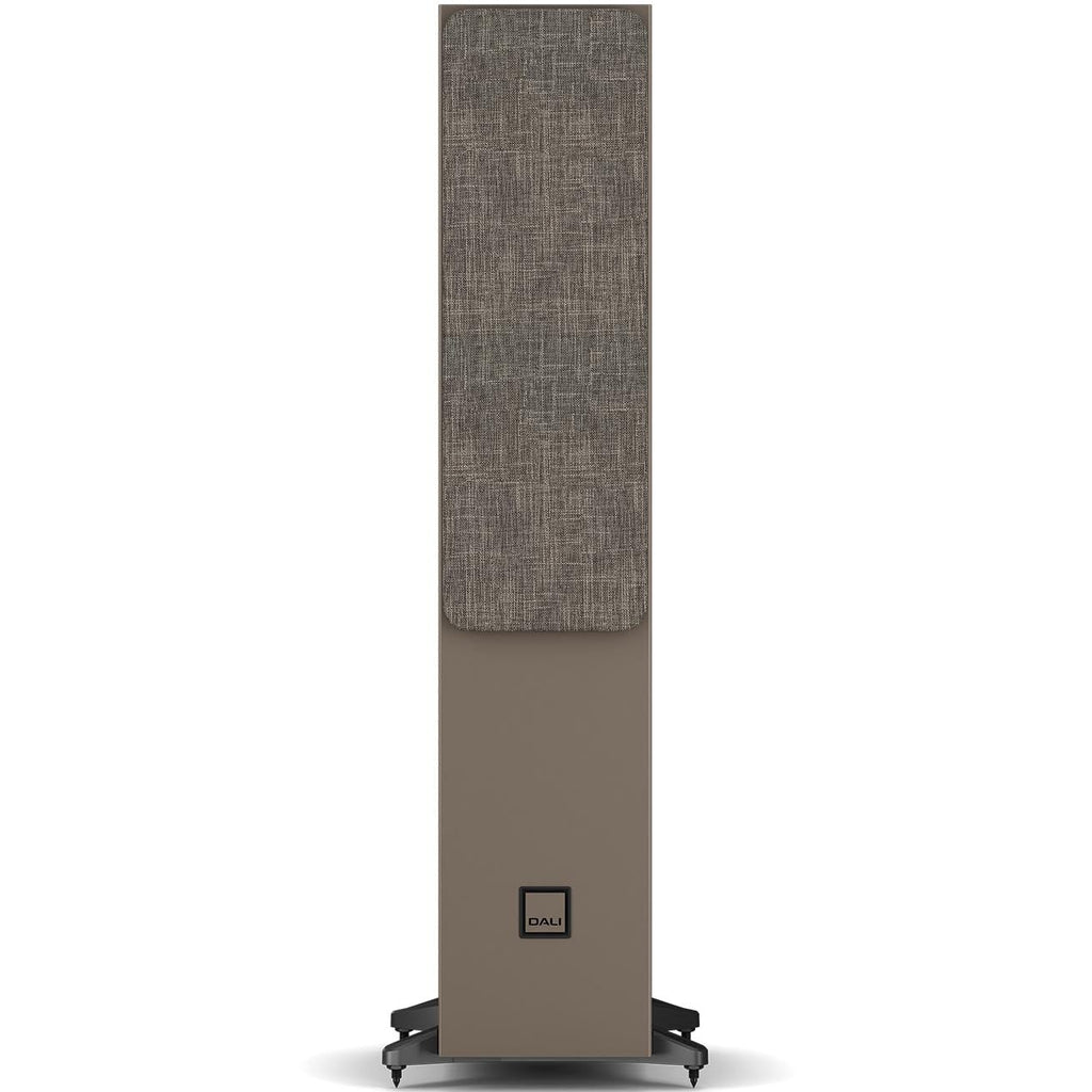 DALI Sonik 5 passive floorstanding speakers with sleek black cabinets and multiple drivers for rich, immersive sound.