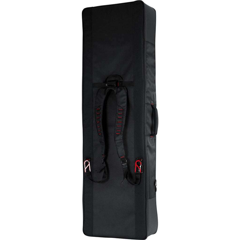Gator G-PG-88-SLIM Pro-Go gig bag for slim 88-note keyboard, black with padded design and carrying handles.