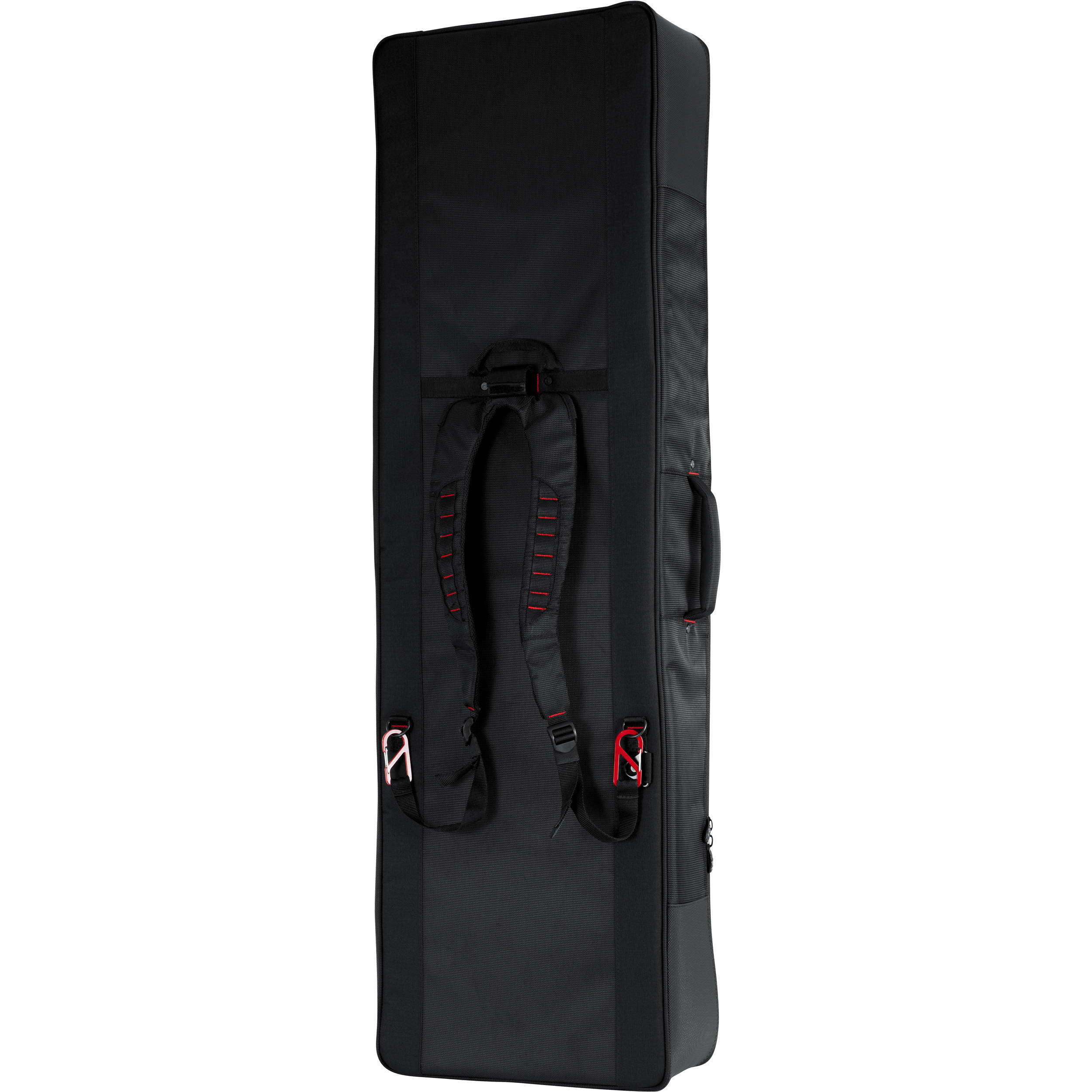 Gator G-PG-88-SLIM Pro-Go gig bag for slim 88-note keyboard, black with padded design and carrying handles.