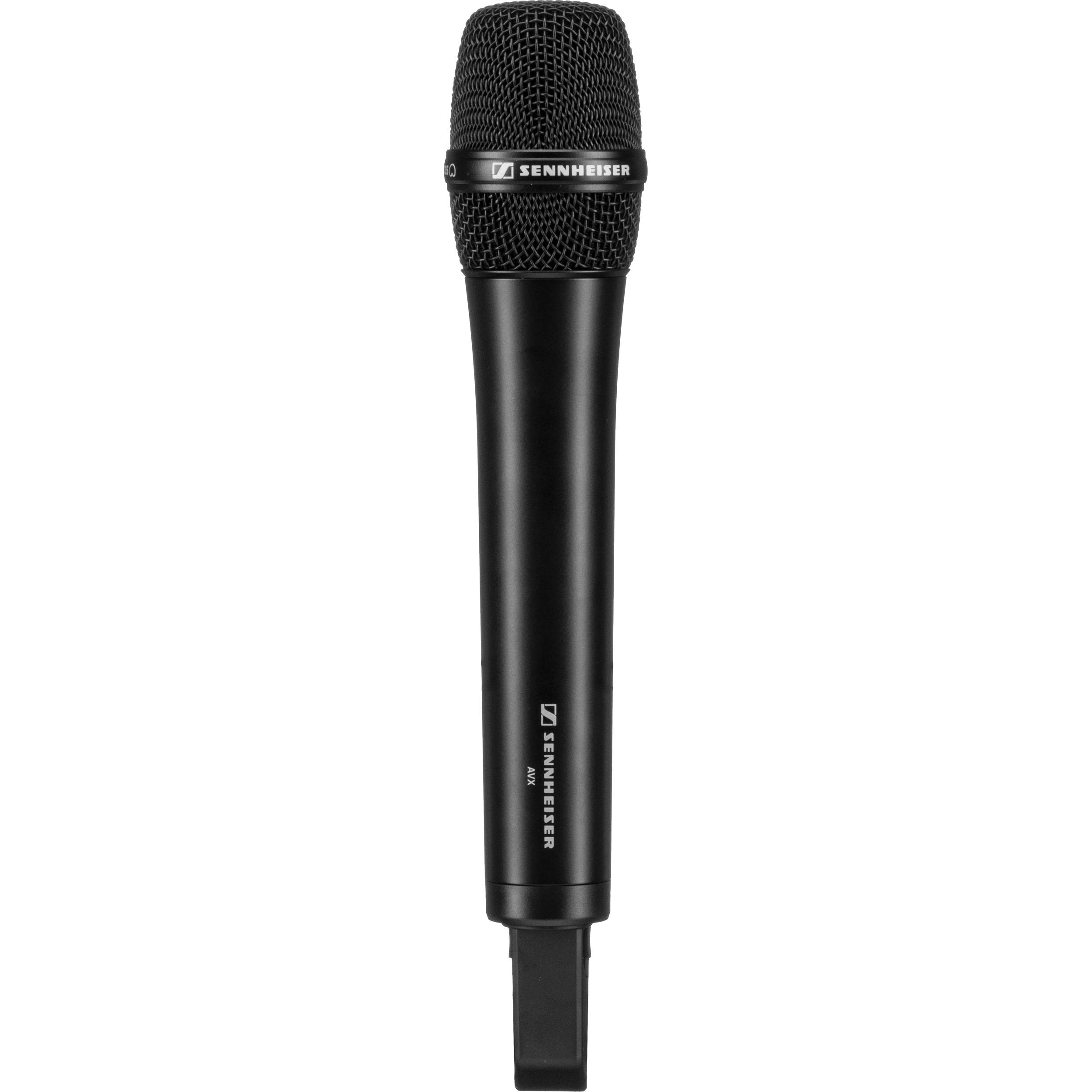 Sennheiser AVX-835 professional wireless microphone system with receiver and microphone transmitter for high-quality audio.