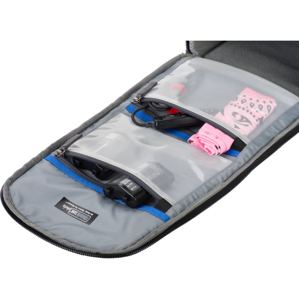 Think Tank StreetWalker Pro V2.0 video equipment bag with padded compartments and sturdy handle for professional gear transport.