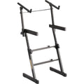 Hercules Stands KS410B keyboard stand holding a digital keyboard on a stage or studio setup.