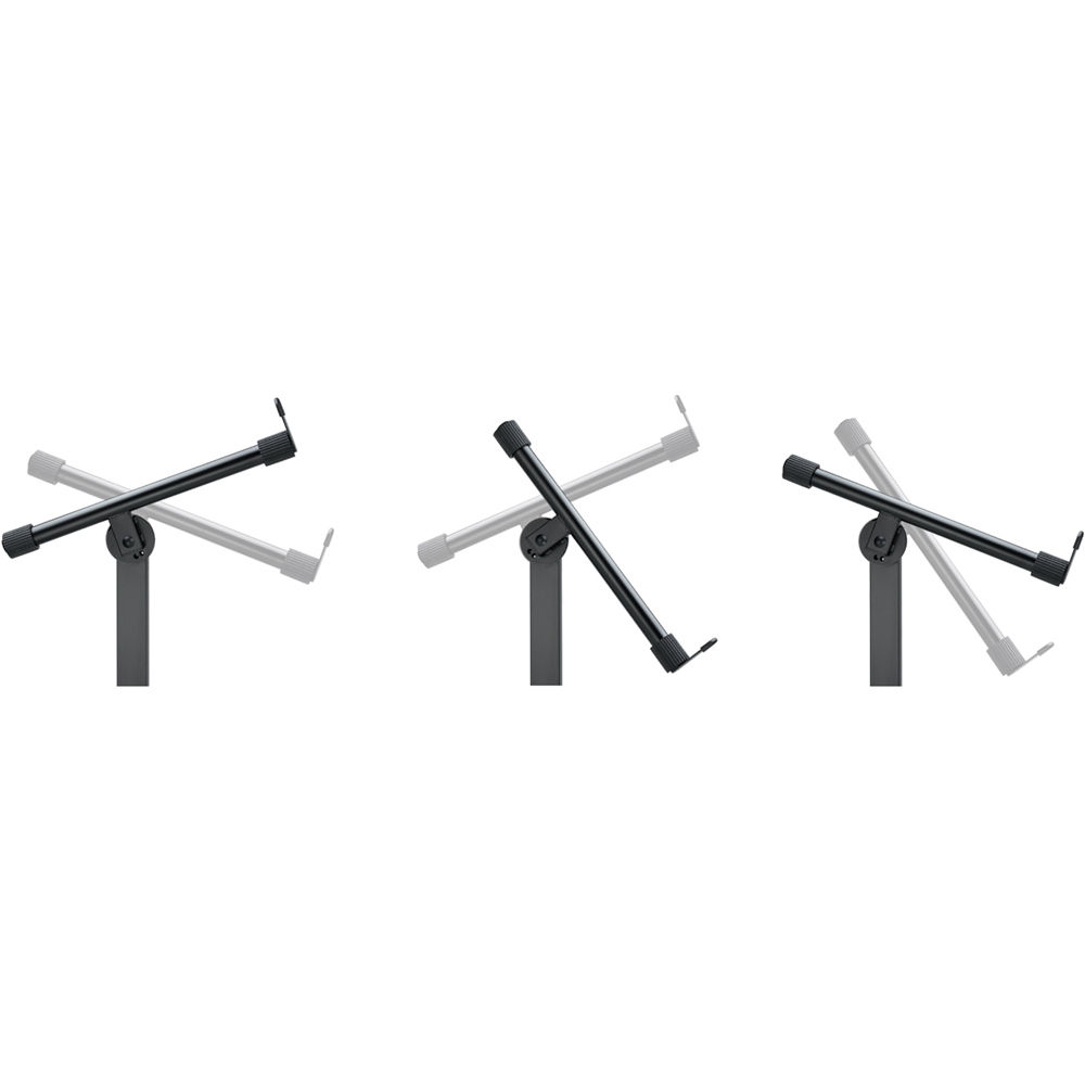 Hercules Stands KS410B keyboard stand with adjustable height and sturdy metal construction for musical keyboard support
