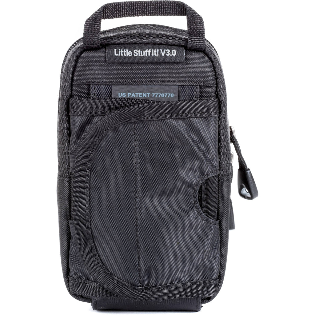Think Tank Little Stuff It! video equipment bag with padded compartments for organizing camera accessories and small gear.