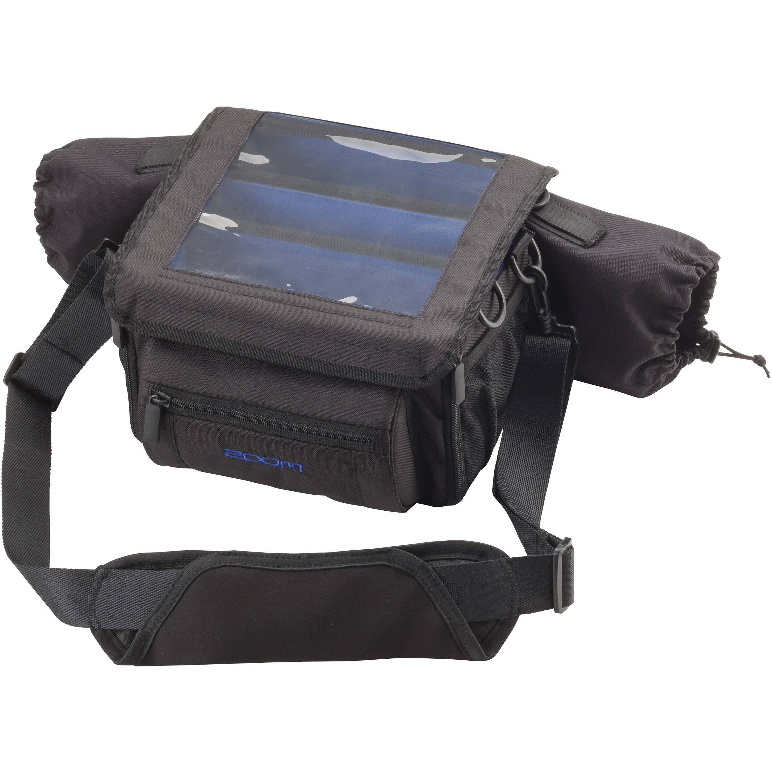 Zoom PCF-8n microphone bag and case, compact protective accessory for storing and transporting Zoom microphones.