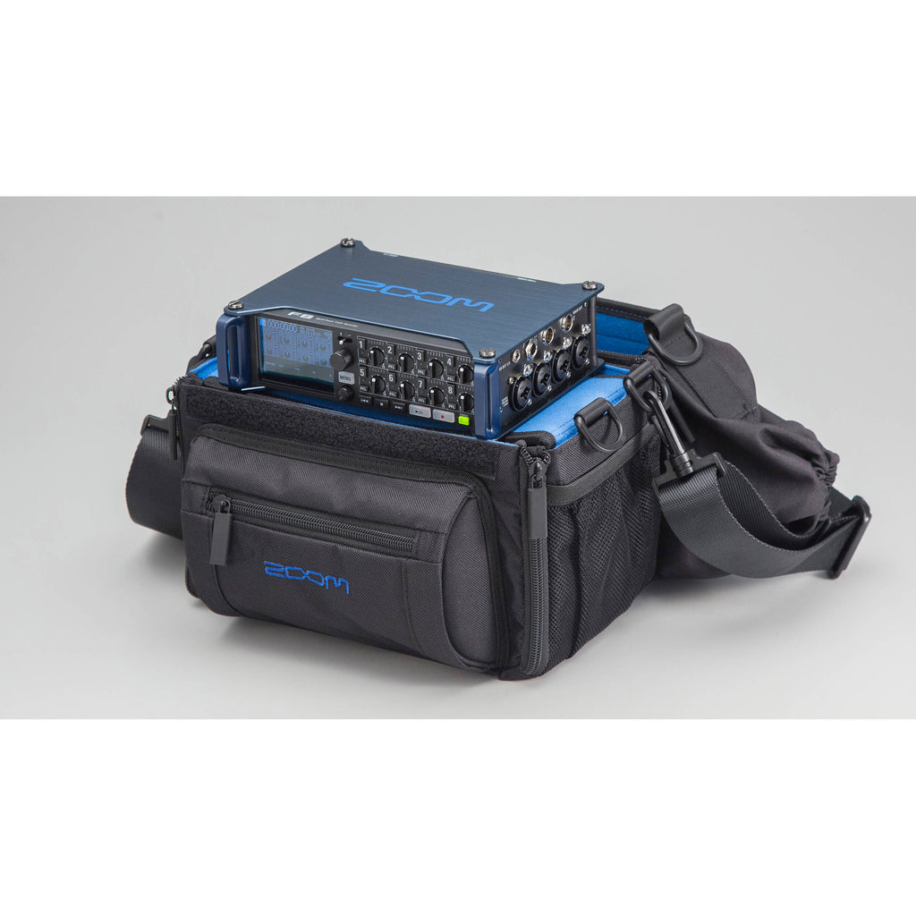 Zoom PCF-8n microphone bag and case, designed for protecting and carrying your Zoom microphone securely.