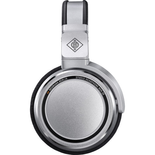 Neumann NDH 20 studio headphones with over-ear design, black finish, and padded headband for professional audio monitoring.