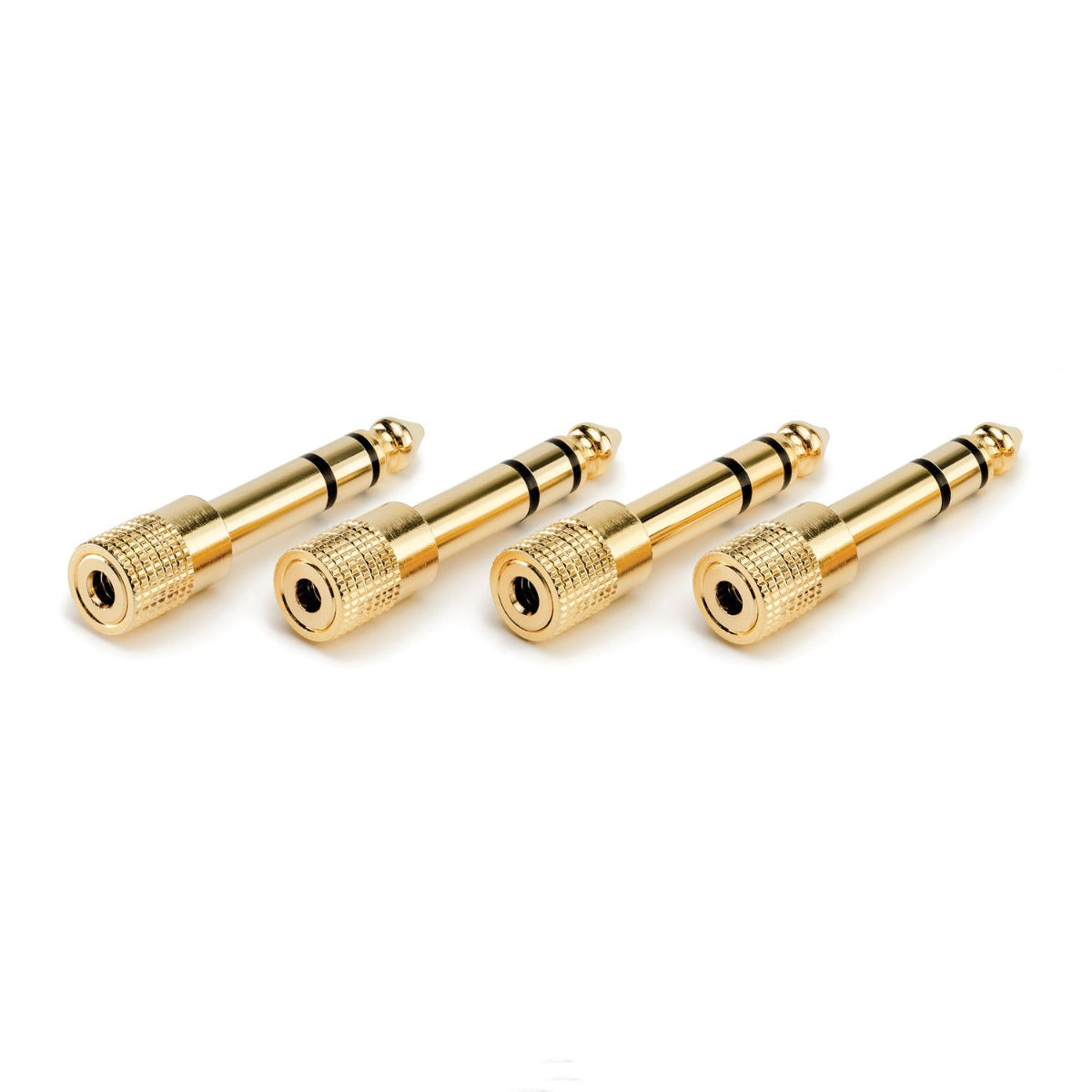 Rode HJA-4 4-piece headphone adapters and splitters for connecting multiple headphones to audio devices.