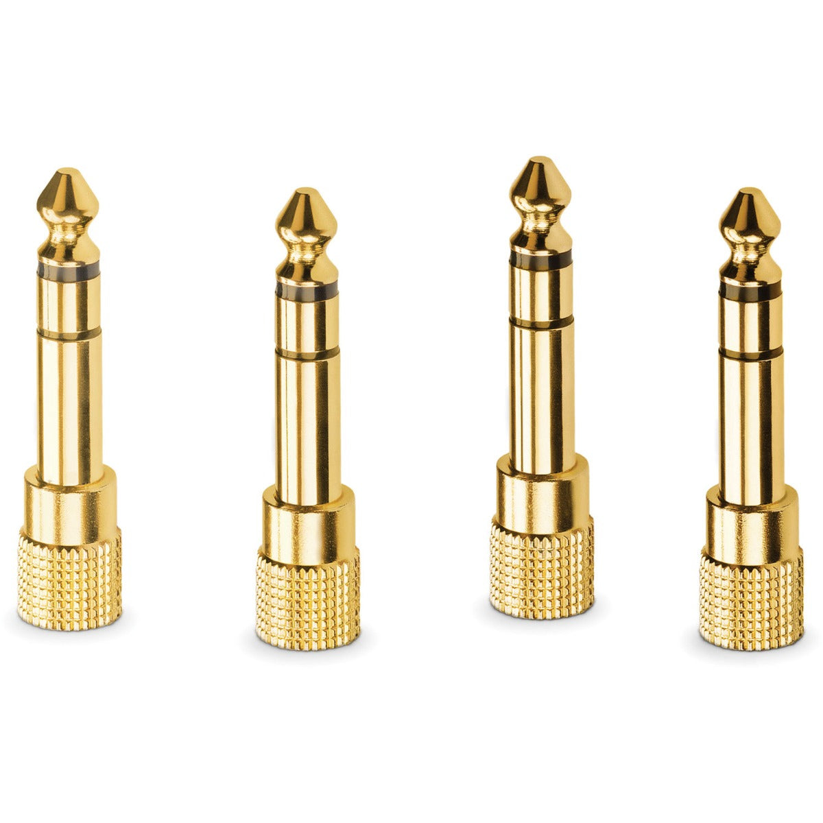 Rode HJA-4 headphone adapters and splitters, set of 4, for connecting multiple headphones to audio devices.
