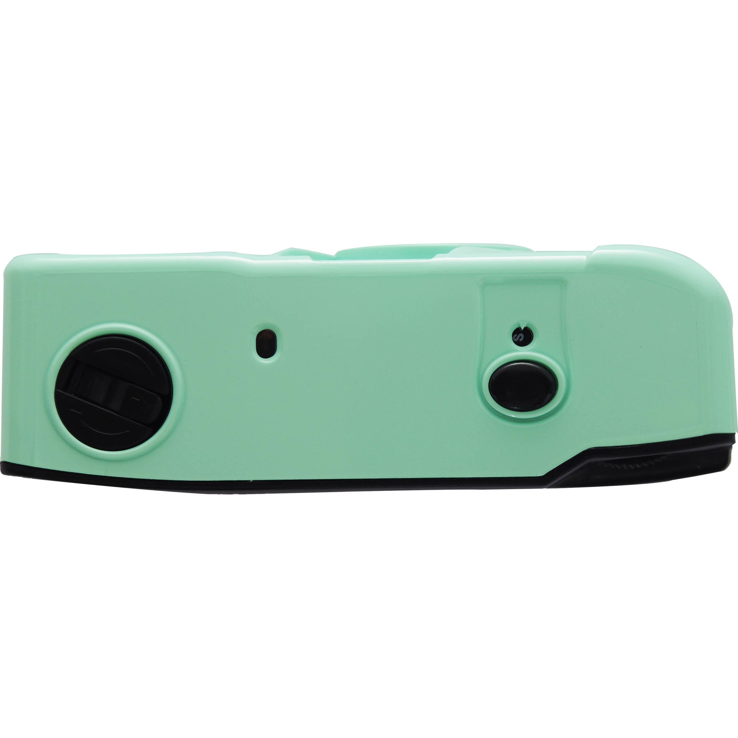 Kodak M35 reusable compact camera, instant camera with black body and lens, ready for taking colorful photos.