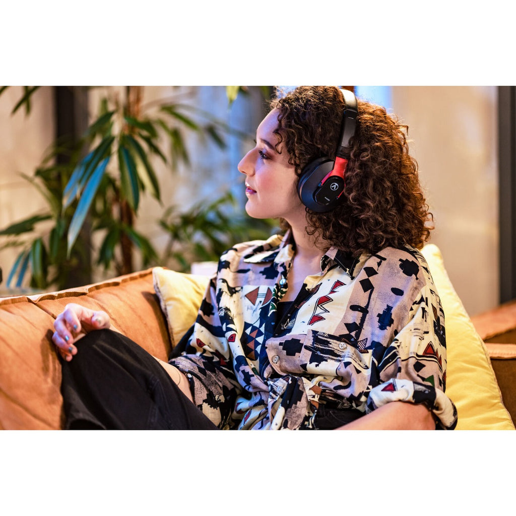 Austrian Audio Hi-X25BT wireless headphones in black, showing over-ear design with padded ear cups and adjustable headband.