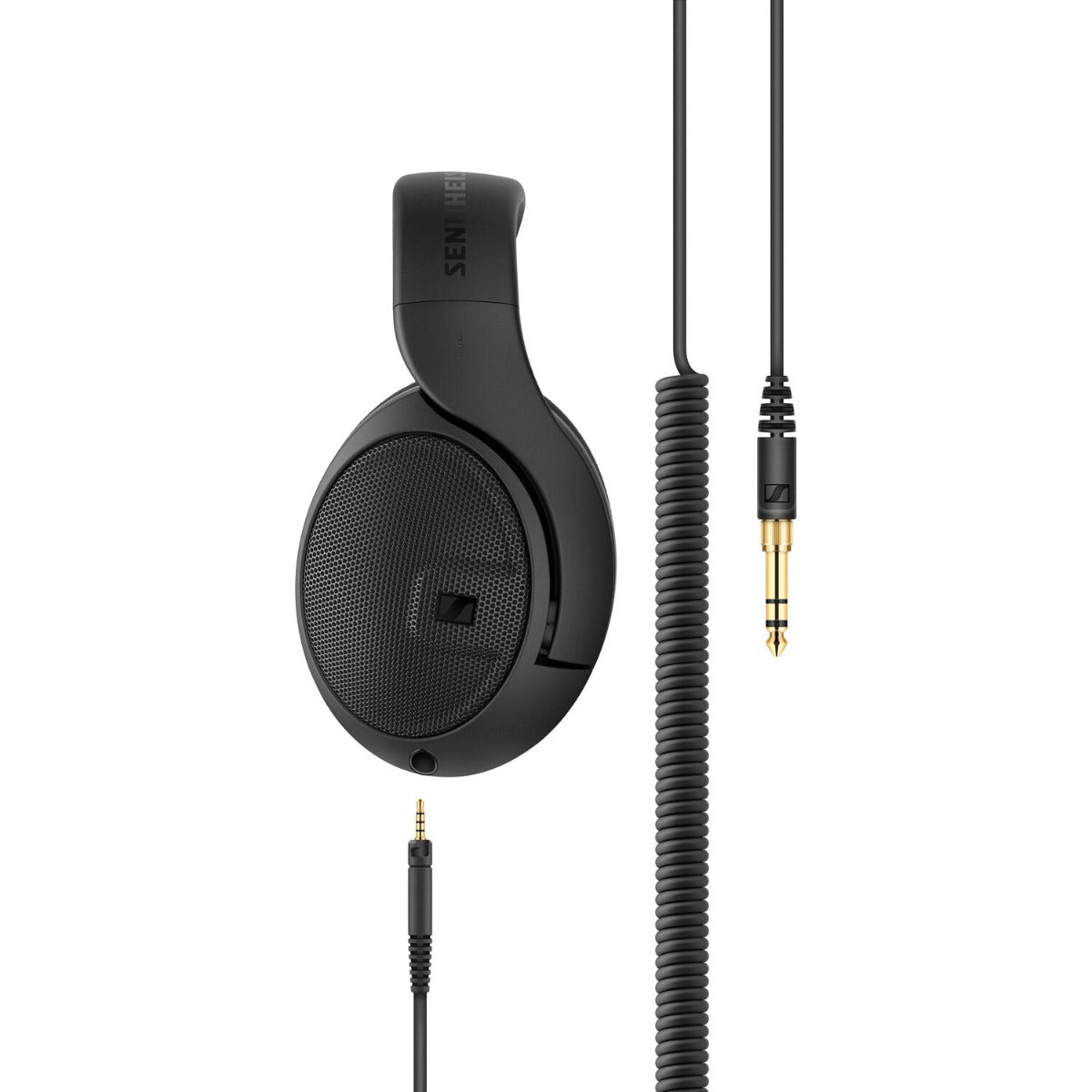Sennheiser HD 400 Pro studio headphones with over-ear design and adjustable headband, black color, and padded ear cups.