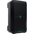 Mackie Thump GO portable PA speaker with built-in handle, control panel, and speaker grille for live sound reinforcement.