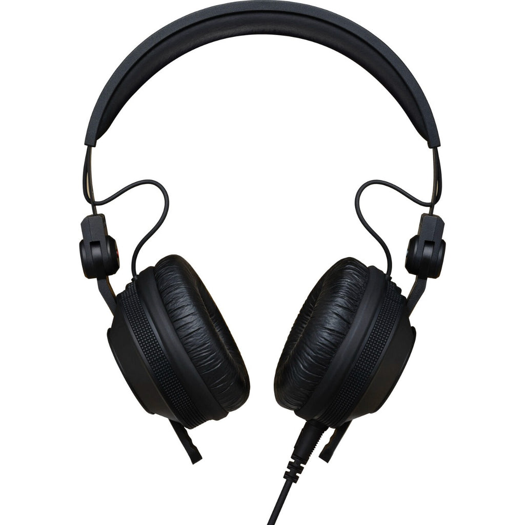 Pioneer DJ HDJ-CX headphones with padded ear cups and adjustable headband for comfort during long DJ sessions.