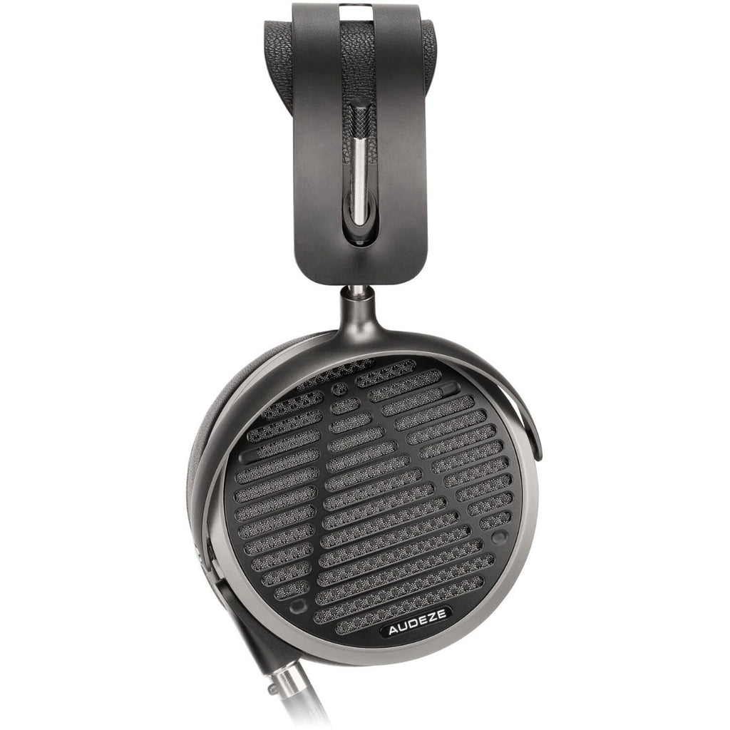 Audeze MM-500 studio headphones with over-ear design, black ear cups, and adjustable headband for professional audio monitoring.