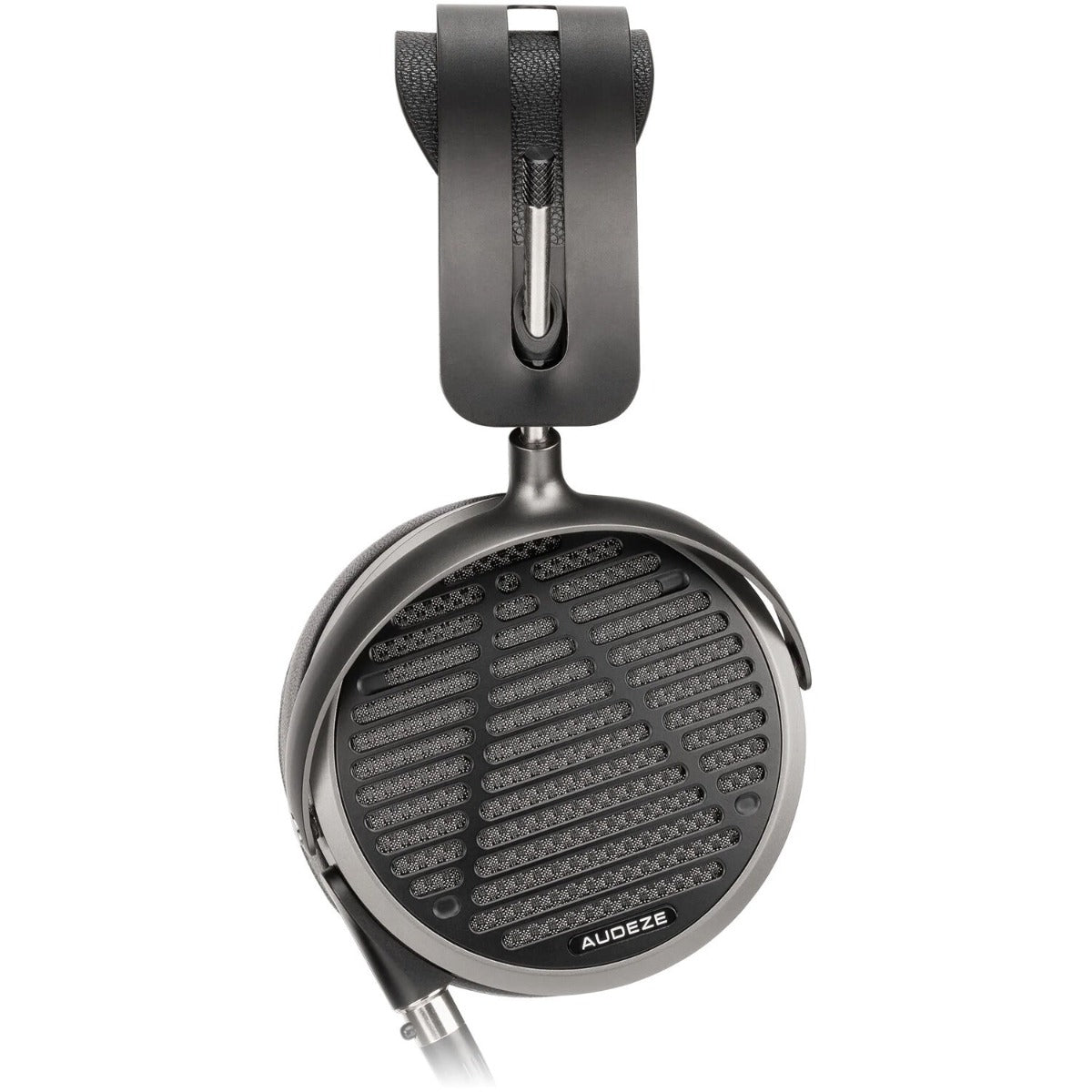 Audeze MM-500 studio headphones with over-ear design, black ear cups, and adjustable headband for professional audio monitoring.