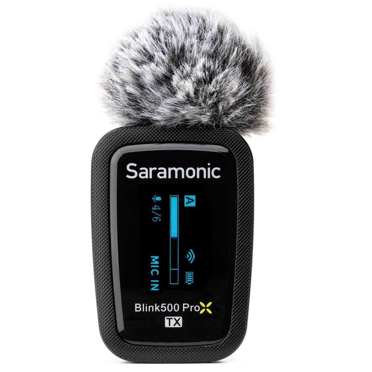 Saramonic Blink500 ProX B1 wireless microphone system with compact transmitter and receiver for creators.