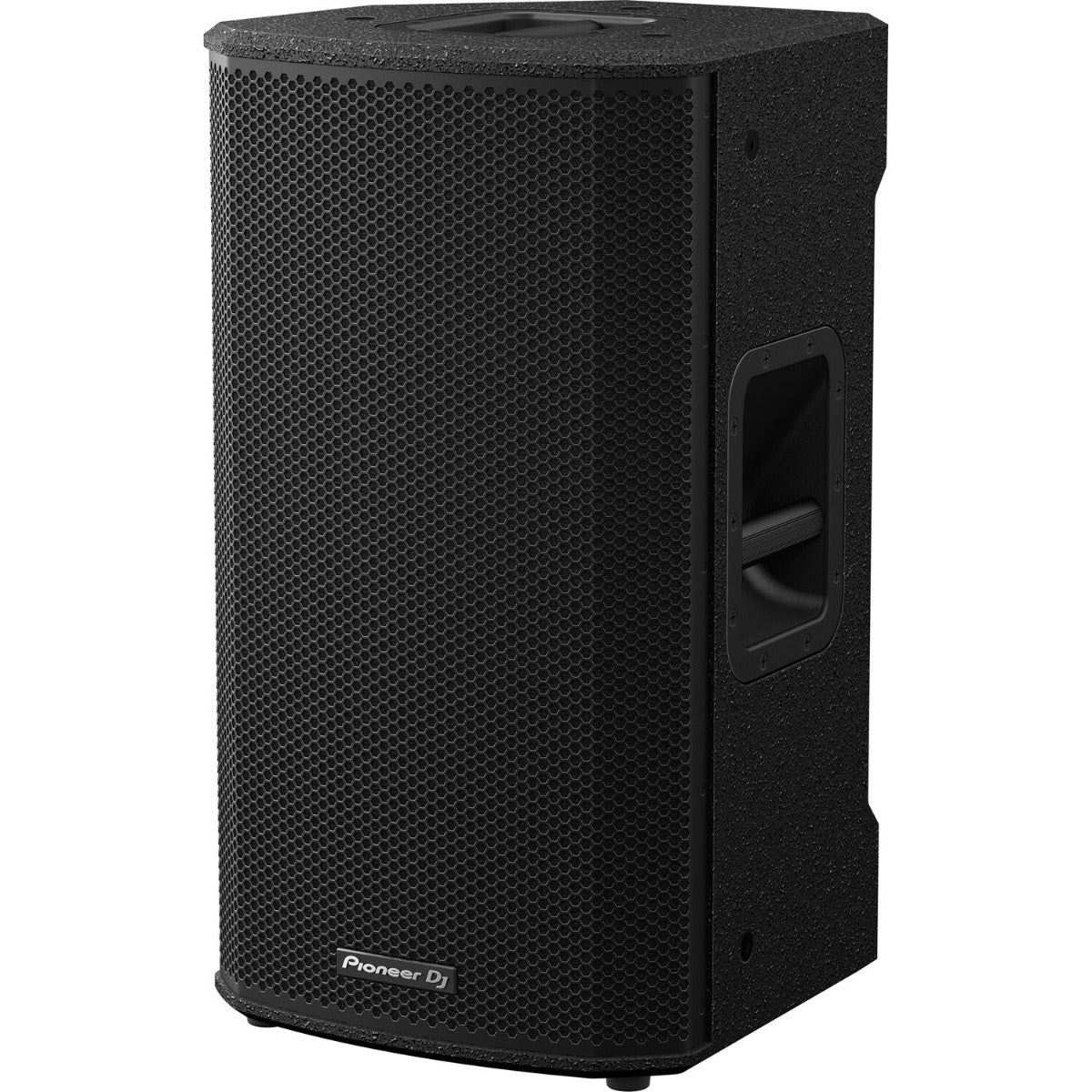 Pioneer DJ XPRS 122 PA speaker with black enclosure and control panel, designed for professional sound reinforcement.