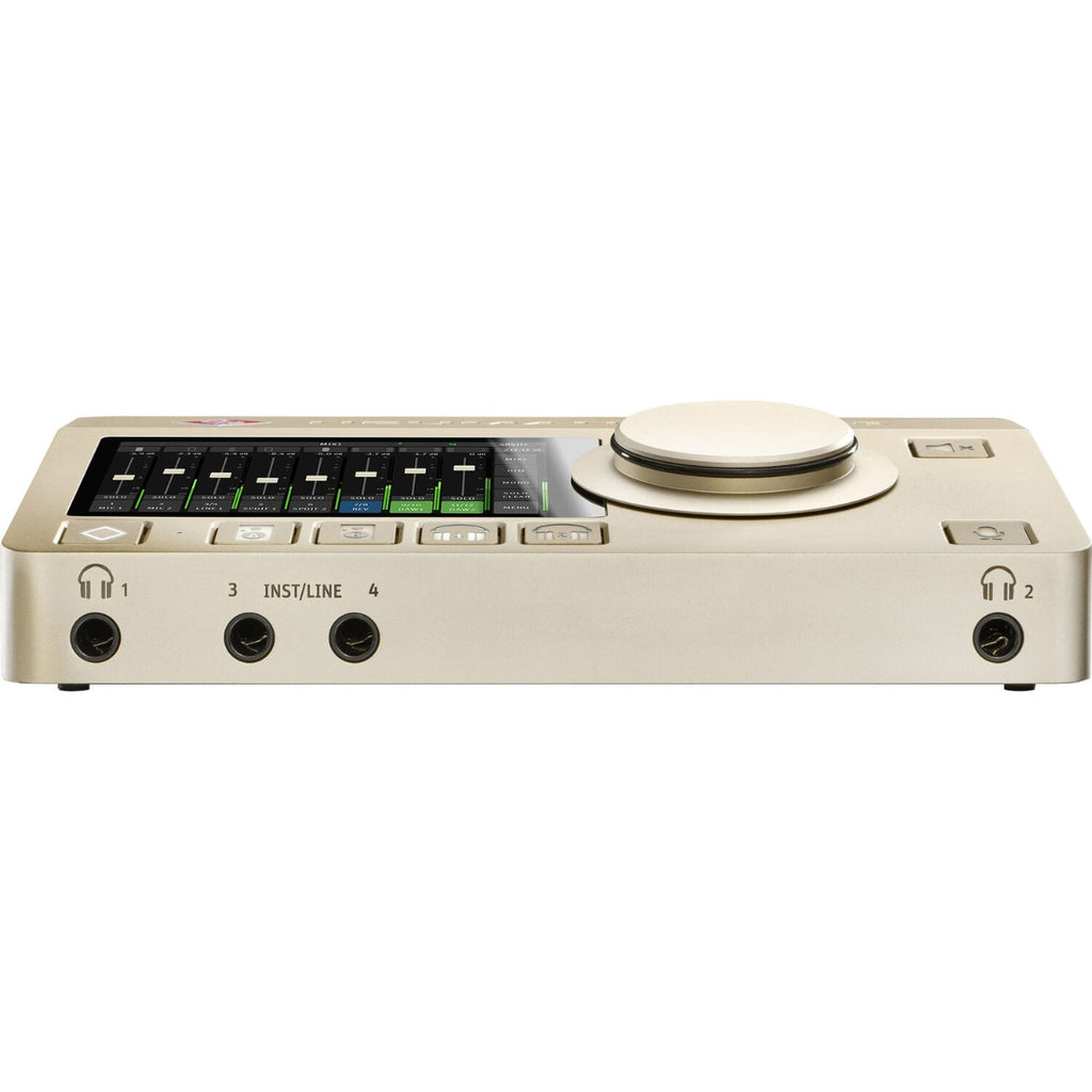 Neumann MT 48 audio interface with multiple input connections and professional controls, designed for high-quality sound recording.
