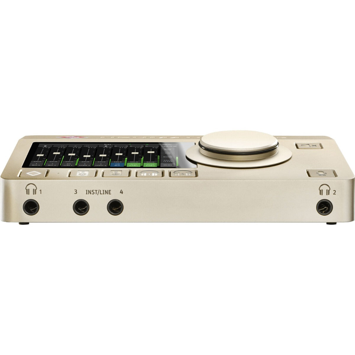 Neumann MT 48 audio interface with multiple input connections and professional controls, designed for high-quality sound recording.