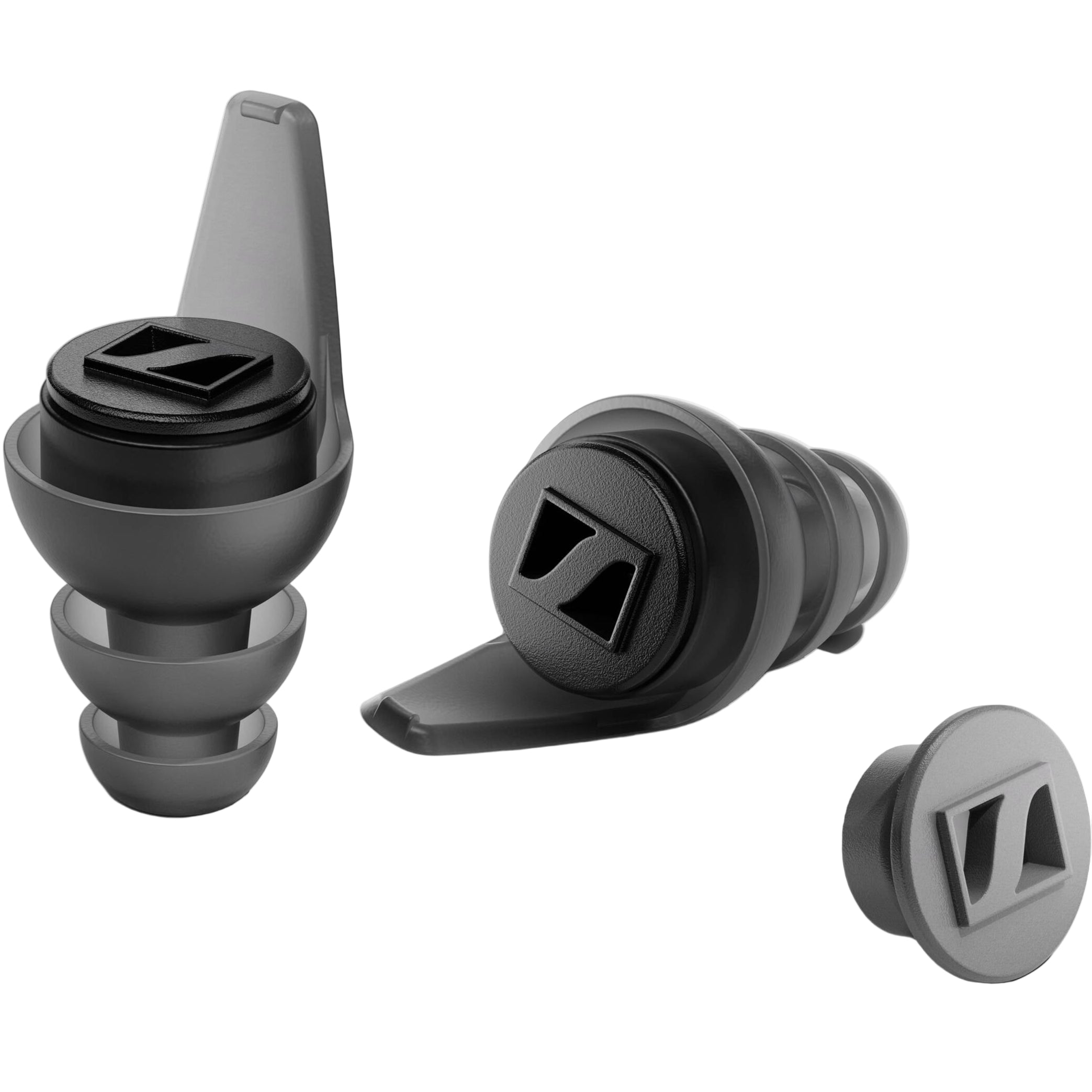 Sennheiser SoundProtex hearing protection ear muffs with noise-canceling design and adjustable headband for safety.