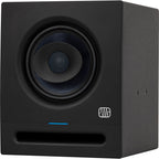 Presonus Eris Pro 6 active nearfield monitor speakers with black finish and front-facing controls, ideal for studio audio setups.