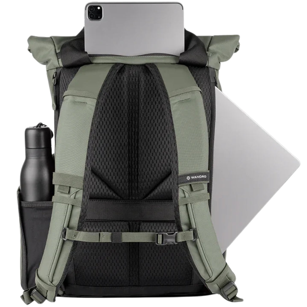 Wandrd Prvke EDC 18L video equipment bag with padded compartments and adjustable straps, designed for secure camera gear storage.