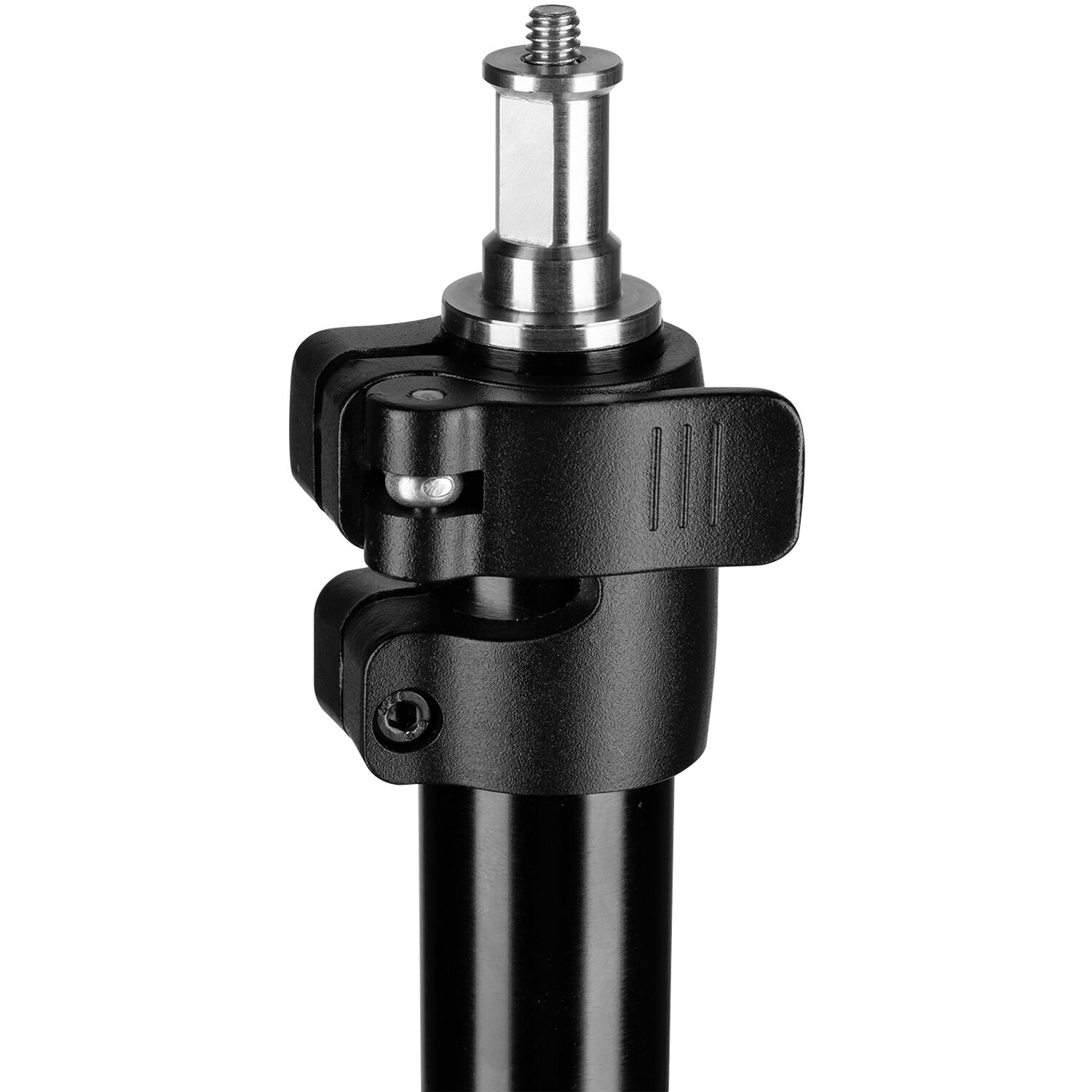 SmallRig RA-S280A air-cushioned light stand with adjustable arm for video lighting setups, shown with stabilizing features.