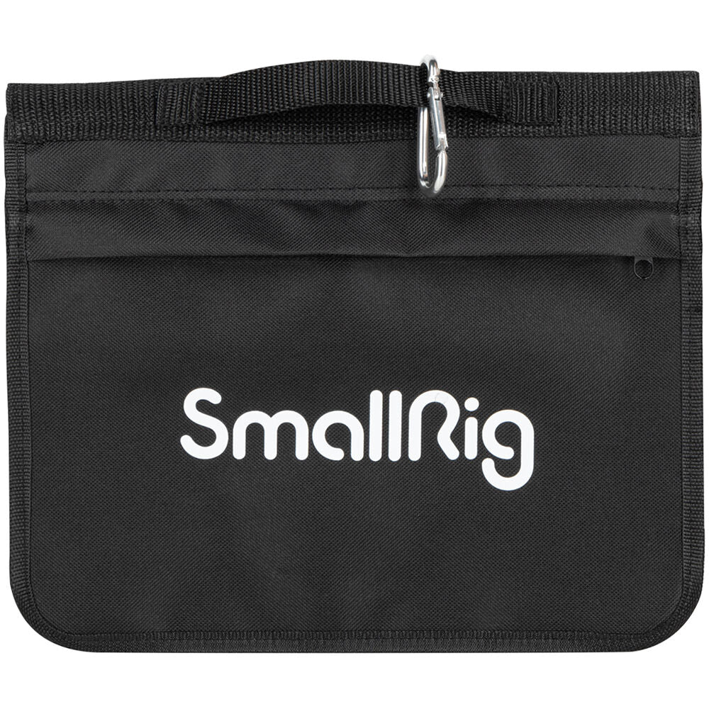 SmallRig RA-S280A air-cushioned light stand with adjustable arm, used for supporting video lighting equipment.