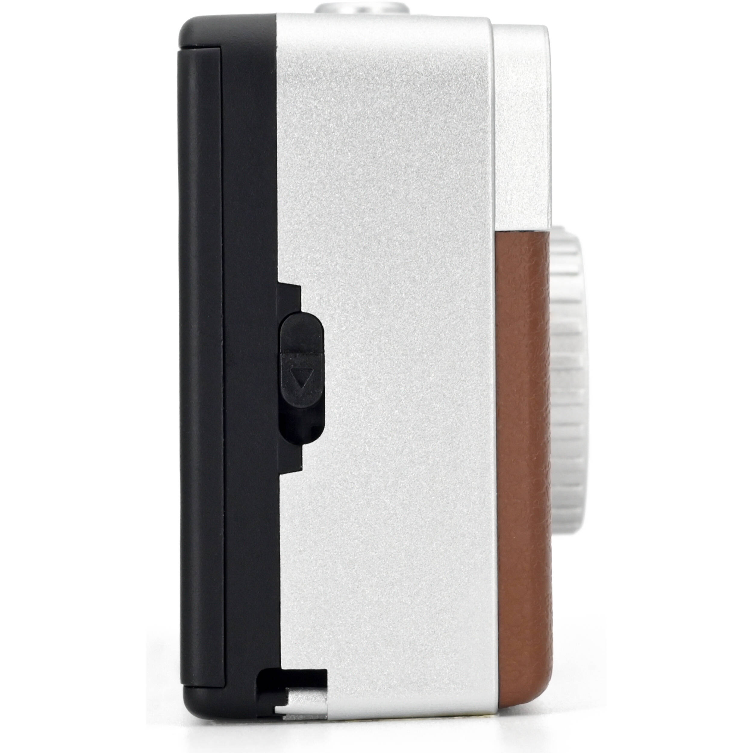 Kodak EKTAR H35 Half Frame Camera, instant compact camera with retro design, showcasing its lens and viewfinder in a close-up shot.