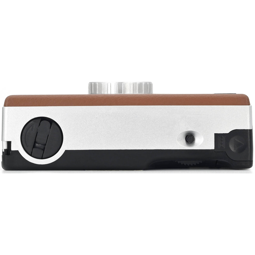 Kodak EKTAR H35 half-frame instant camera with compact design, featuring vintage-style controls and lens.