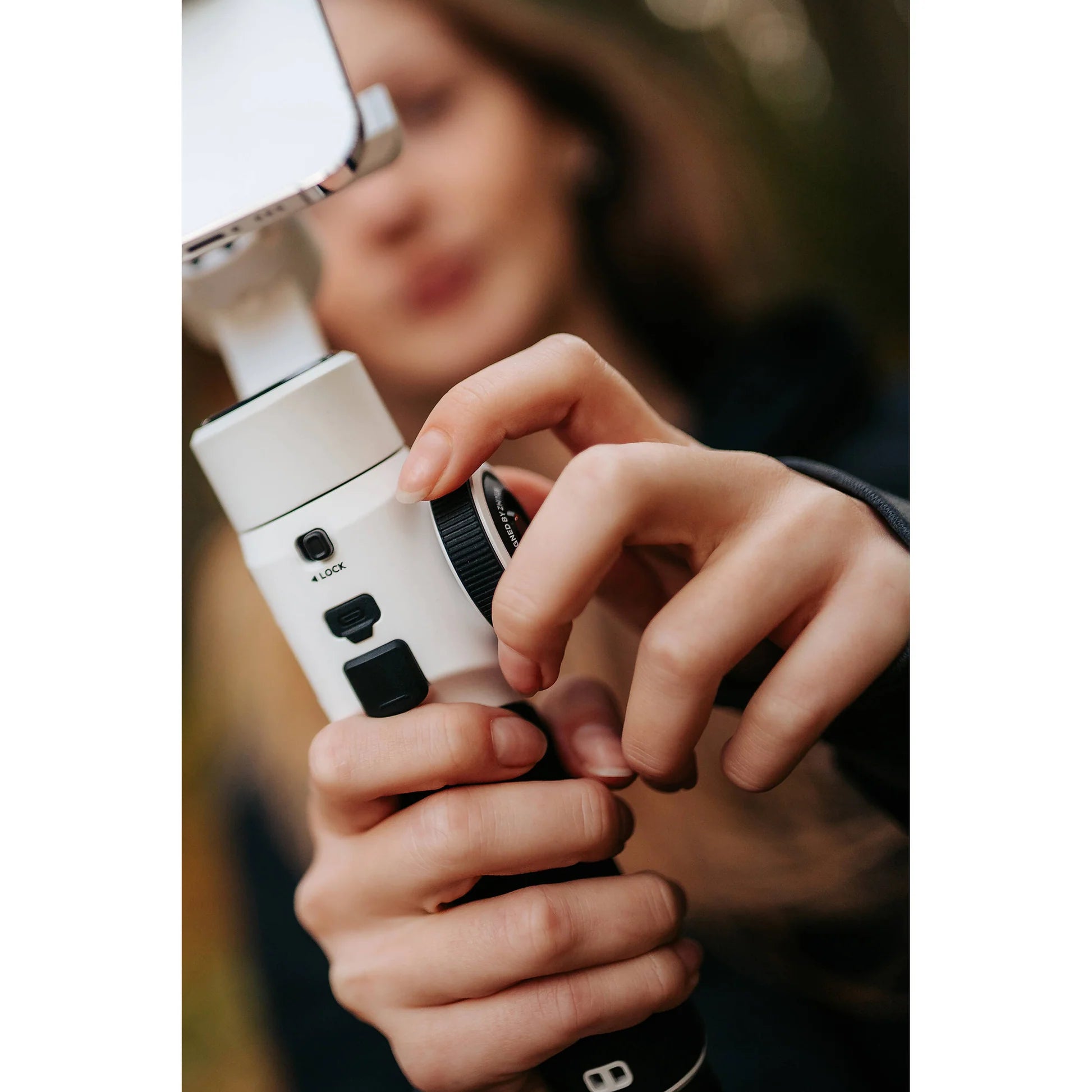 Zhiyun Smooth 5S handheld gimbal stabilizer for smooth video recording and camera stabilization.