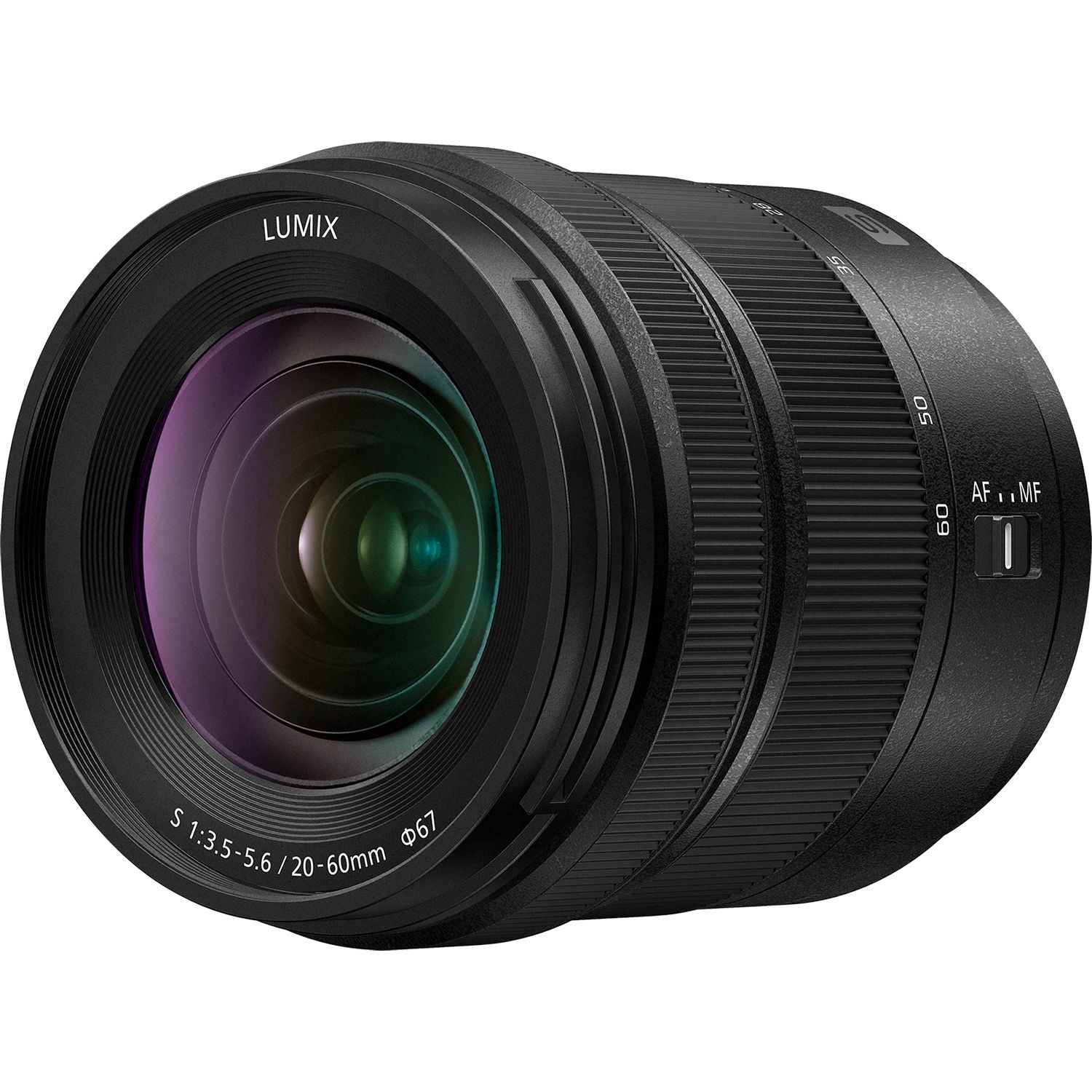 Panasonic Lumix S5M2X 20-60mm kit video camera with lens, compact design, and professional features for high-quality videography.