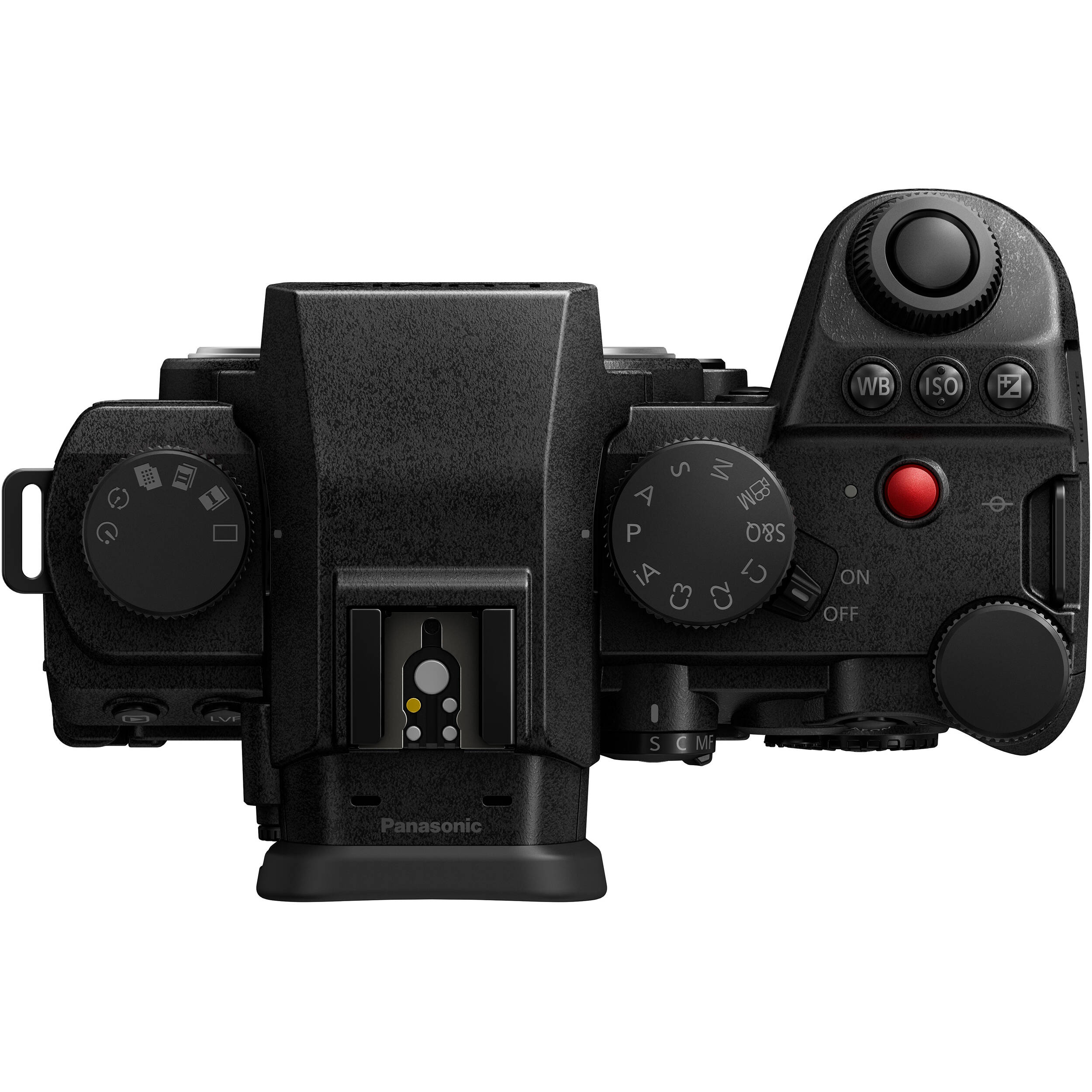 Panasonic Lumix S5M2X video camera with 20-60mm lens kit, compact mirrorless camera for high-quality video recording.
