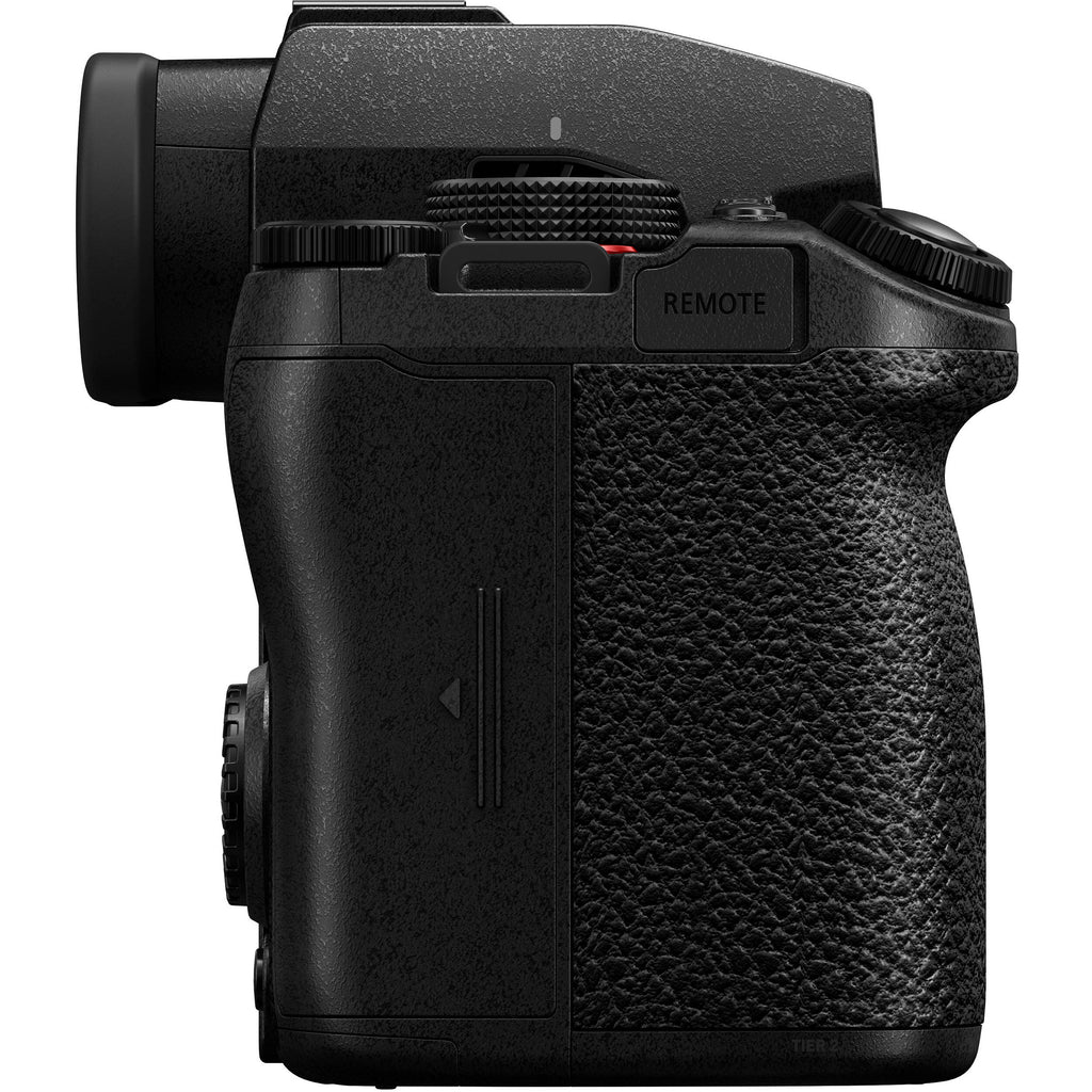 Panasonic Lumix S5M2X video camera with 20-60mm lens kit, compact digital camera for high-quality video recording and filmmaking.