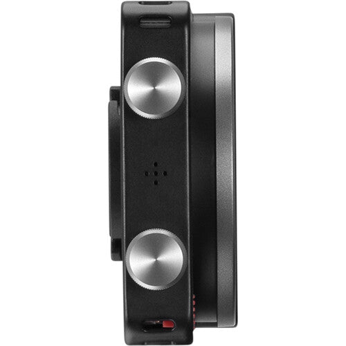 Zhiyun Molus X100 bi-color LED light panel with adjustable brightness and color temperature, mounted on a stand.