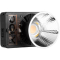 Zhiyun Molus X100 Bi-Color LED light showing adjustable brightness and color temperature settings.