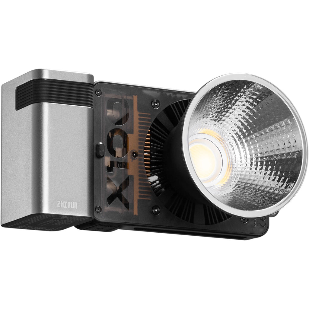 Zhiyun Molus X100 Pro bi-color LED light panel with adjustable brightness and color temperature for professional photography and video.