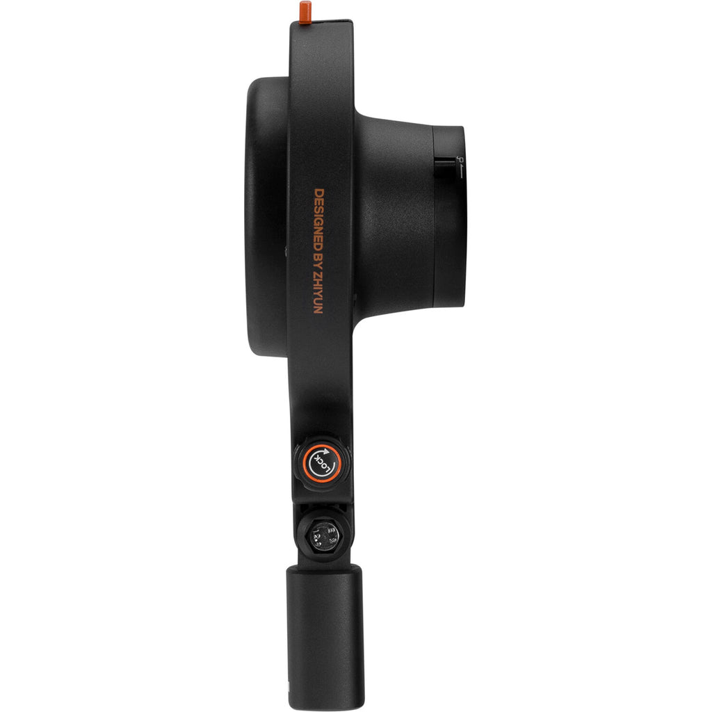 Zhiyun Molus X100 Pro bi-color LED light showing adjustable brightness and color temperature settings in a professional studio setup