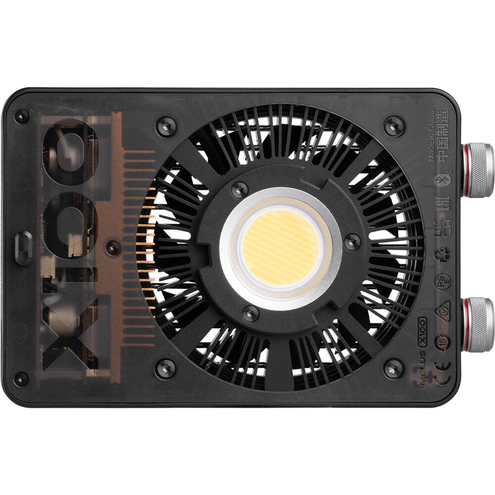 Zhiyun Molus X100 Pro bi-color LED light panel with adjustable brightness and color temperature for professional photography and videography.
