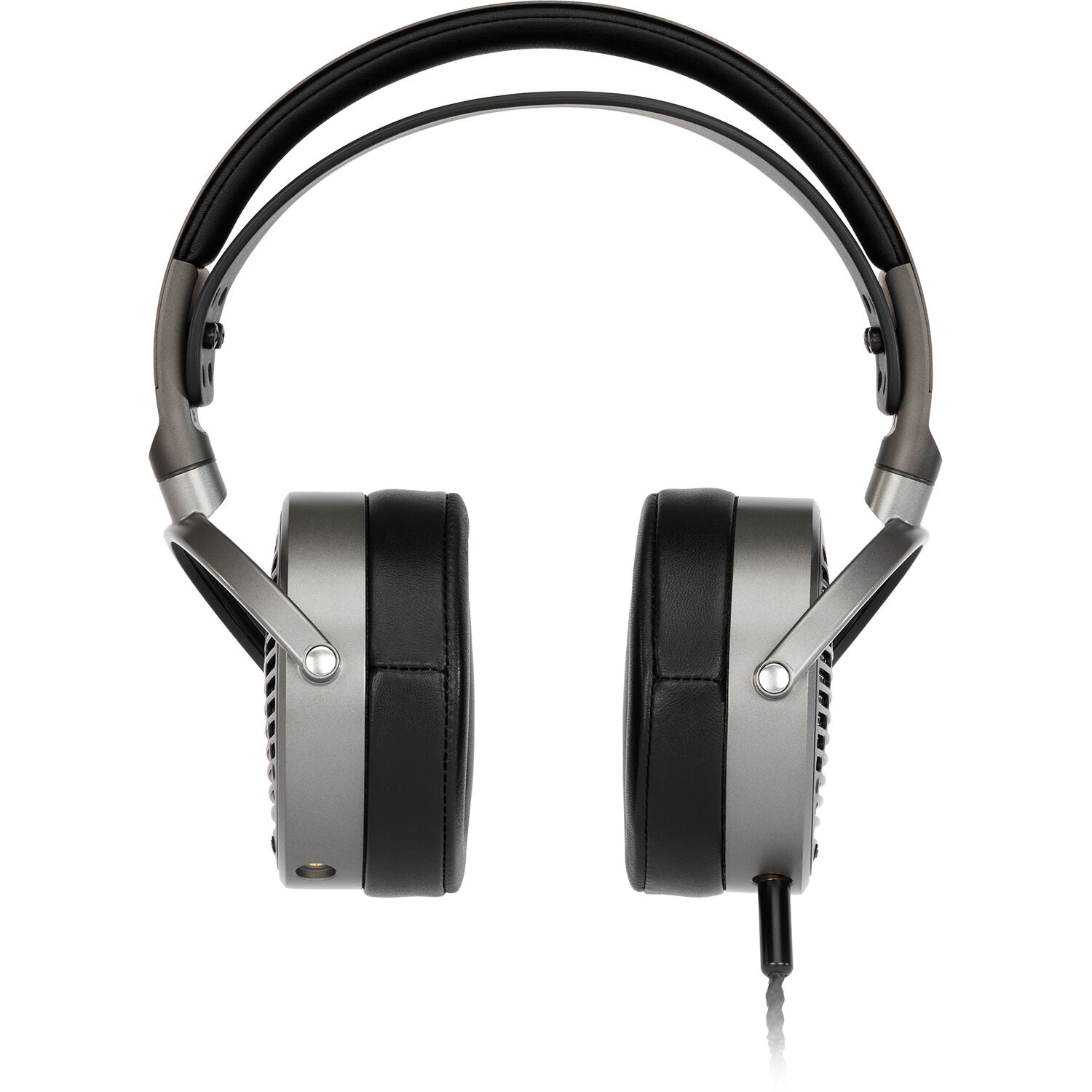 Audeze MM-100 studio headphones with over-ear design and plush ear cushions, shown on a neutral background.