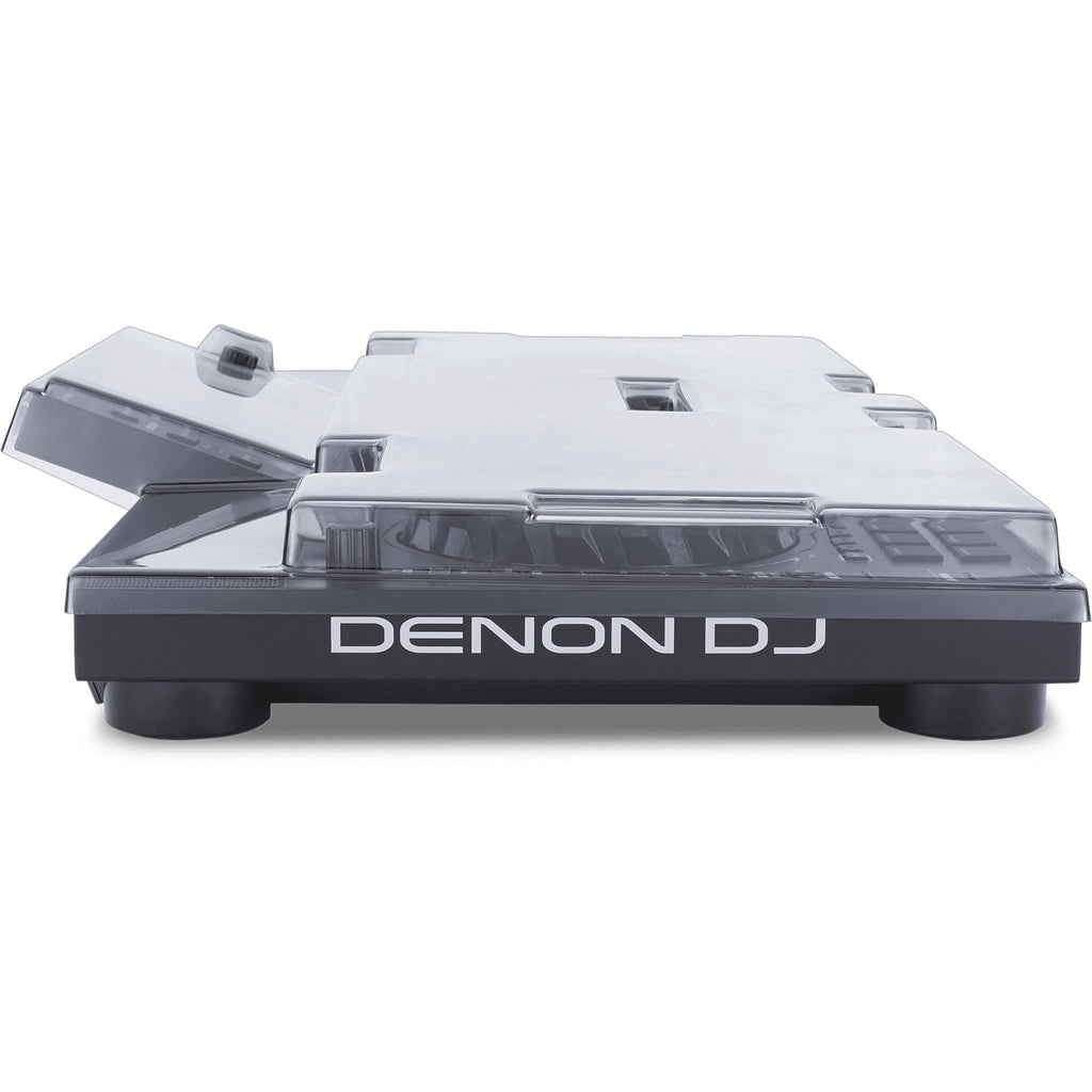 Decksaver DJ SC Live 4 cover by Decksaver, a protective plastic cover for Denon DJ SC Live 4 controller, showing the fitted shape.