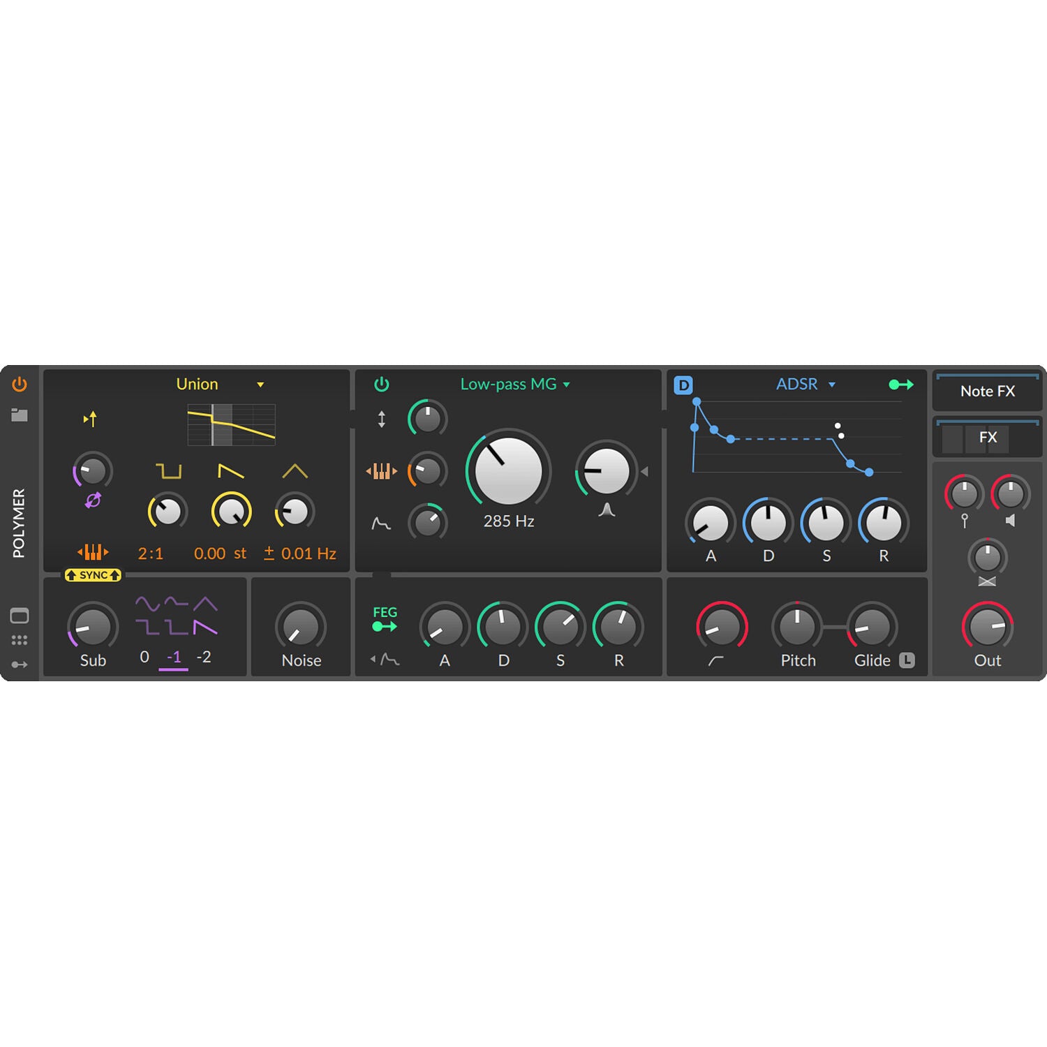 Bitwig Studio Producer 5 music production software interface with digital audio tracks and control panels.